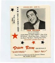 Dream Room Dance Lounge AD Mailer Bourbon Street New Orleans Louisiana 1950&#39;s - £87.36 GBP