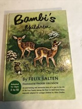 Bambi&#39;s Children Felix Salten&#39;s story book - £11.17 GBP