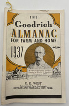 The B F Goodrich Almanac 1937 For Farm And Home Ag Farming Book Vintage Tires - £15.09 GBP