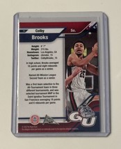 Colby Brooks RC 2022 Campus Collection Players Trunk #5 - NCAA NIL Gonzaga Card* - £6.14 GBP