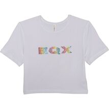 Adam Selman Sport for Equinox Rainbow Crystal Logo Crop Top NWT XS, S, M, L - €38,63 EUR