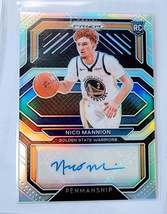 2020-21 Panini Prizm Nico Mannion Penmanship Autographed Rookie Refractor Basket - $35.00