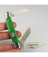 Schrade pocket knife model tract17S &quot;TRACTOR UP&quot; green stockman NEVER USED! - $24.99