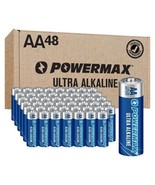 48 Pcs Double AA Batteries, Ultra Long Lasting Battery with Reclosable P... - $418.67 MXN