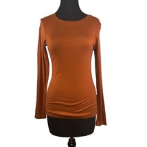 A New Day Womens Size XSmall Rust Long Sleeve Tshirt - £7.04 GBP