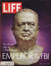 ORIGINAL Vintage Life Magazine April 9 1971 J Edgar Hoover - £15.63 GBP