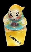 Vtg American Bisque Clown Jack In The Box Cookie Jar USA Circa 1950&#39;s Co... - $60.00