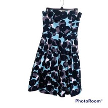 MERCER &amp; MADISON Size 4 Circle Print Dress Strapless Halter Homecoming Prom - £14.91 GBP