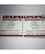 Set of 2 Back Street Scherenschnitte Cutting Paper Colored BS-41 Partial... - £8.75 GBP