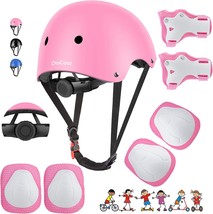 DaCool Kids Bike Helmet Set Skateboard Knee Pads - Kids Helmet Elbow Pads Wrist - £35.95 GBP