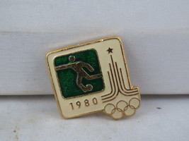 Vintage Summer Olympic Pin - Moscow 1980 Soccer Event - Stamped Pin - £11.79 GBP