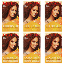 Pack of (6) New Revlon Colorsilk Moisture Rich Hair Color, Golden Brown ... - $26.34