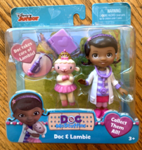 Disney Jr Doc McStuffins Pet Vet Doc &amp; Lambie Doll &amp; Figure Brand New Sealed - £20.09 GBP