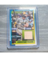 Christian Yelich 2025 Topps Series 1 1990 Baseball Game Used Bat Relic #... - $6.92