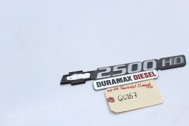 00-06 CHEVROLET SILVERADO 2500 HD DURAMAX DIESEL BADGE Q0857 image 6