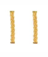22ct Gold Filigree Earrings Braided Drop Studs 38x5mm - €688,76 EUR 22ct Gold Filigree Earrings Braided Drop Studs 38x5mm - €688,76 EUR