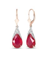 Galaxy Gold GG High Polished 14K Solid White Gold Ruby Earrings GRADE AA... - €869,09 EUR Galaxy Gold GG High Polished 14K Solid White Gold Ruby Earrings GRADE AA... - €869,09 EUR