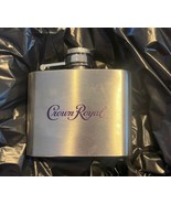 Crown Royal Designer Flask Empty Stainless Steel 2 Ounce Pre-owned Never... - £6.81 GBP