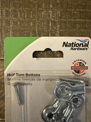 Hardware Half Turn Button (4-Pack) N106-906  Hardware N106-906 038613106901 Item image 3