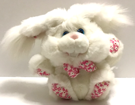 Giggle Bunny Rabbit Plush White Easter Bunny Animal Vintage 1993 Not working 16" - $35.35