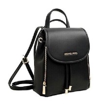 Michael Kors Backpack Bag Phoebe Xs Flap Drawstring BlaCK - £193.82 GBP