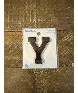 Simplicity Iron On Black Patch Letter Y - €10,09 EUR