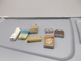 Cigarette Pocket Table Lighters Lot of 7 Vintage 1960s - £23.30 GBP
