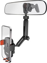 Rearview Mirror Phone Holder for Car 360 Rotatable and Retractable Auto ... - $48.97