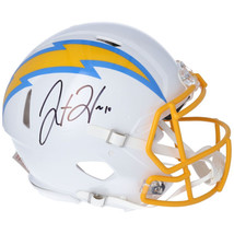 Justin Herbert Autographed Los Angeles Chargers Speed Authentic Helmet Fanatics - £546.87 GBP