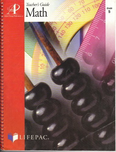LIFEPAC Mathematics 500, Grade 5, TEACHER&#39;S GUIDE [Spiral-bound] LIFEPAC - $9.99