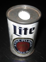 Miller Lite Pilsner Metal Beer Can Novelty Lighter Holder Case Made In The Usa - £14.15 GBP