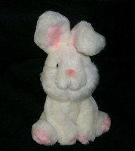 8" Vintage Russ Berrie White Easter Bumper Bunny Rabbit Stuffed Animal Plush Toy - $19.00