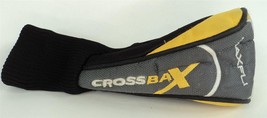 Maxfli CrossbaX 3i Wood Golf Head Cover Black Yellow Headcover - £4.58 GBP