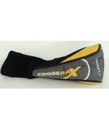 Maxfli CrossbaX 3i Wood Golf Head Cover Black Yellow Headcover - £4.65 GBP