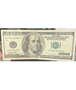 1996 $100 Big Head Bill Low # AC 06135899 A - $215.50 CAD