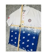 Mens RSVLTS NWBA Shirt Polo Ace Ol Glory 2XL Breakfast Balls Polyamide - $81.62