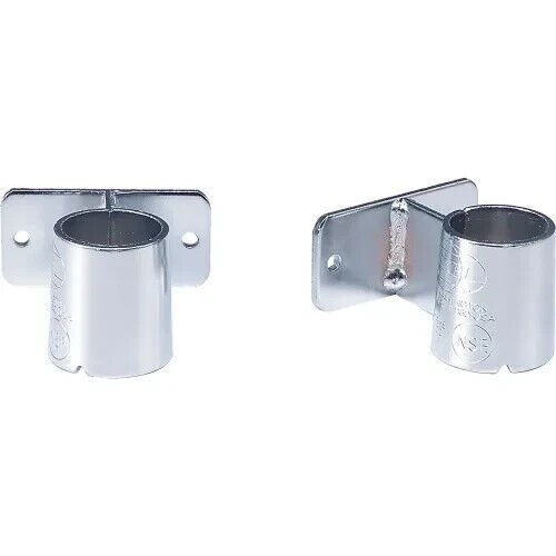 Lot of 2 Nexel Wire Shelf Wall Mounting Bracket 2&quot; Clearance AW2C  Metro... - $19.79