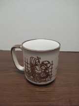 Coffee Tea Mug Foreign Japan Vintage Strawberry Shortcake Brown and Cream - £11.00 GBP