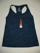Athletic Works Women&#39;s Core Mesh Racerback Tank Top X-SMALL (0-2) Blue Cove Whit - £9.27 GBP