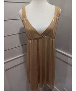 Tramp Y2K Ladies Gold Dress Size Medium - £15.95 GBP