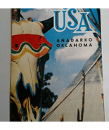 Vintage 1960s Indian City USA Anadarko Oklahoma Travel Info Brochure Pam... - €10,22 EUR