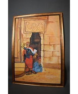 Original Oil on Canvas ” Arabian Licorice Street Vendor ” George Shtiwi ... - $376.89 CAD