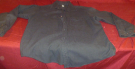 BANANA REPUBLIC BLACK LONG SLEEVE BUTTON UP MEN&#39;S FORMAL DRESS SHIRT L - €14,77 EUR