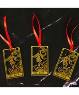 Gold-Plated Metal Bookmark Of The Fool Major Arcana Tarot Card | Witchy ... - $17.31
