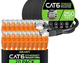 GearIT 20Pack 3ft Cat6 Ethernet Cable &amp; 250ft Cat6 Cable - £165.57 GBP