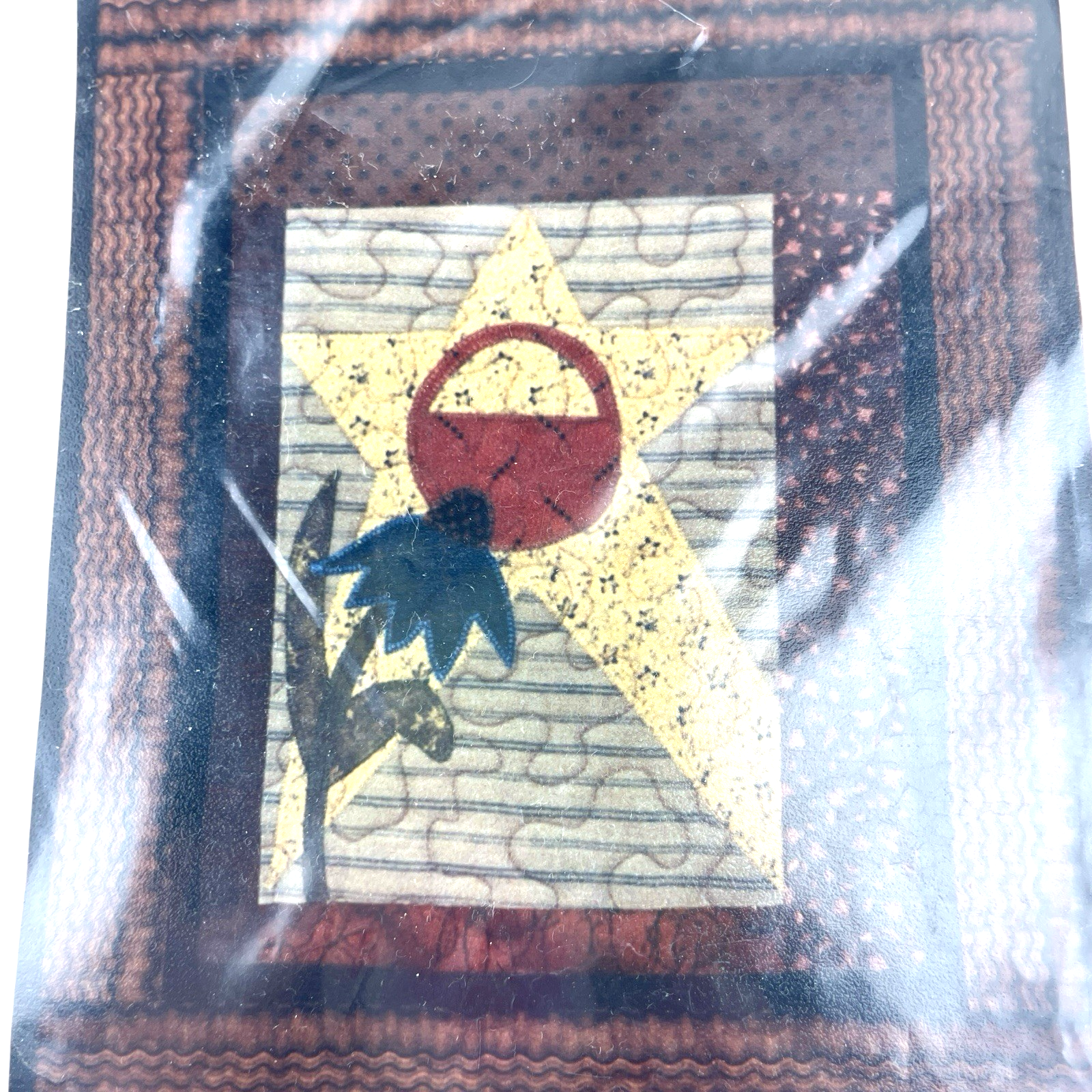 Join At The Hip Quilt of Month PATTERN Baskets and Blooms Block 5 Applique Item image 3