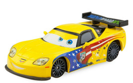 Disney Cars  Jeff Gorvette  Pull 'N' Race Die Cast Car  Racing Pullback Action! - $16.62