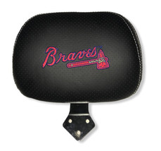 Atlanta Braves Wild Sports Embroidered Swivel Office Chair Headrest MLB New - $32.43