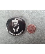 Theodore Teddy Roosevelt Pin Black Presidential Campaign Button Original - £32.83 GBP