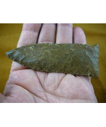 ARTIF-1  ARTIFACT Point Greenbriar Archaic Indian Chert with COA - $2,383.56 CAD